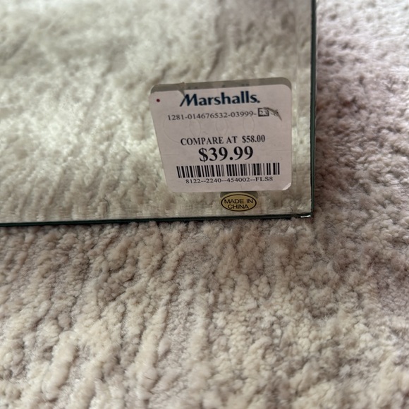 Tahari 2-Drawer, See-Thru Top, 24 Rings, 3 Top Compartment, Mirrored Jewelry Box - Picture 10 of 16